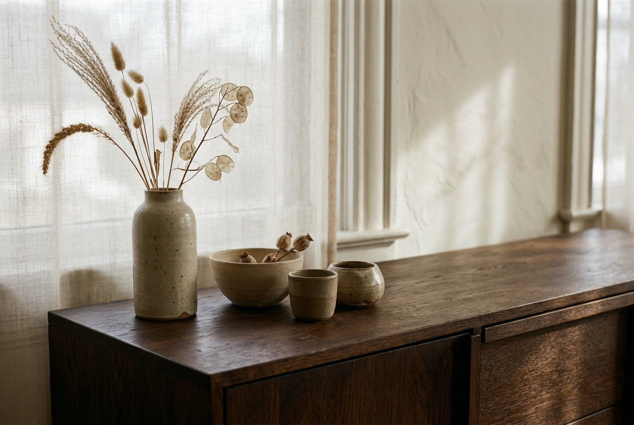 Low sideboard detail
